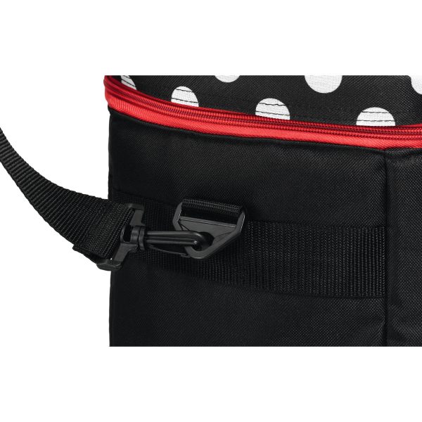 BOLSO DE TRANSPORTE PRYM NEGRO CON LUNARES 44X20X3 - Image 3